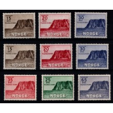 Norge - Lot med Nordkap mærker - Frimærker - Postfrisk.